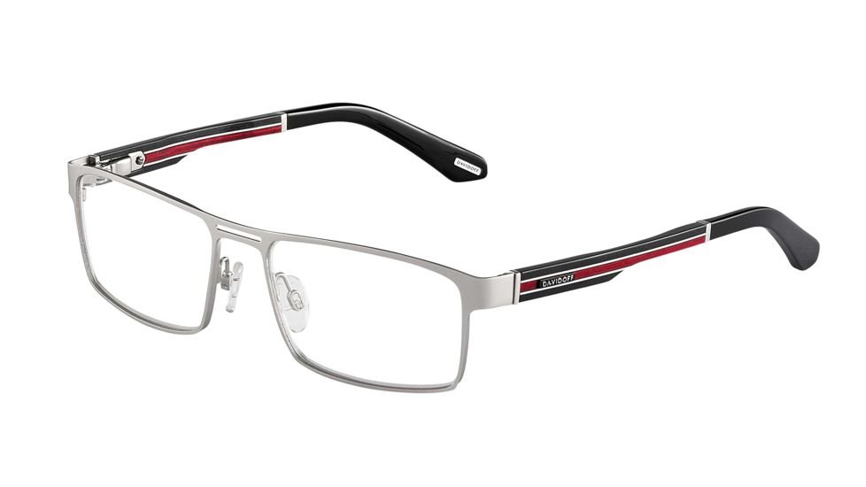 Davidoff No. 93042 Eyeglasses - Silver Frame and Clear Lens 93042-100