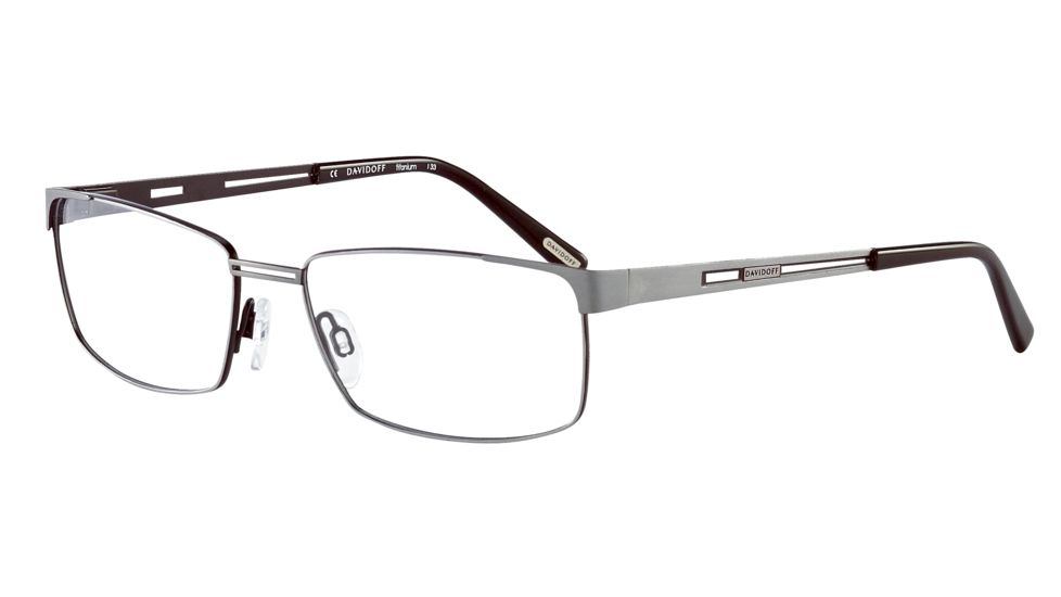 Davidoff No. 95098 Eyeglasses - Grey Frame and Clear Lens 95098-573