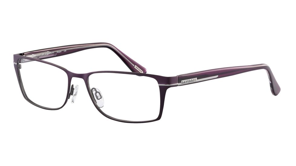 Davidoff 95102 Progressive Prescription Eyeglasses - Red Frame and Clear Lens 95102-210PR