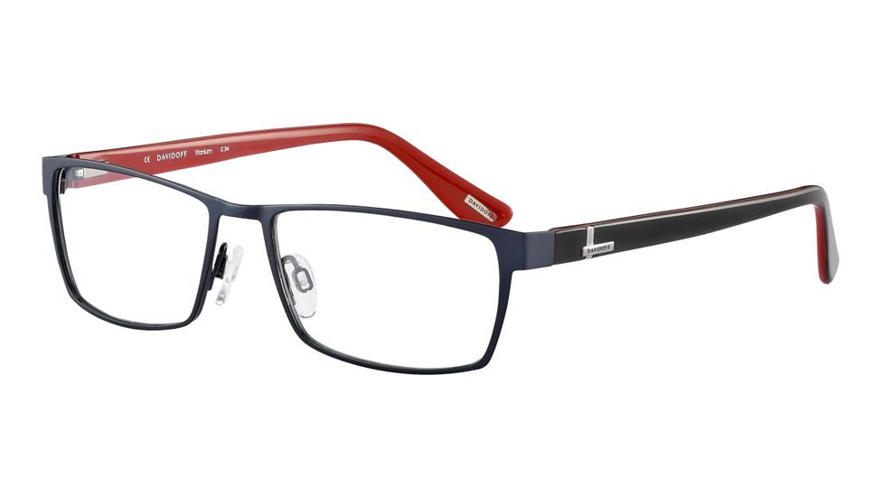 Davidoff No. 95104 Eyeglasses - Blue Frame and Clear Lens 95104-586