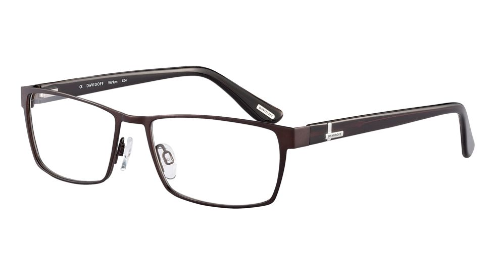Davidoff No. 95104 Eyeglasses - Brown Frame and Clear Lens 95104-585