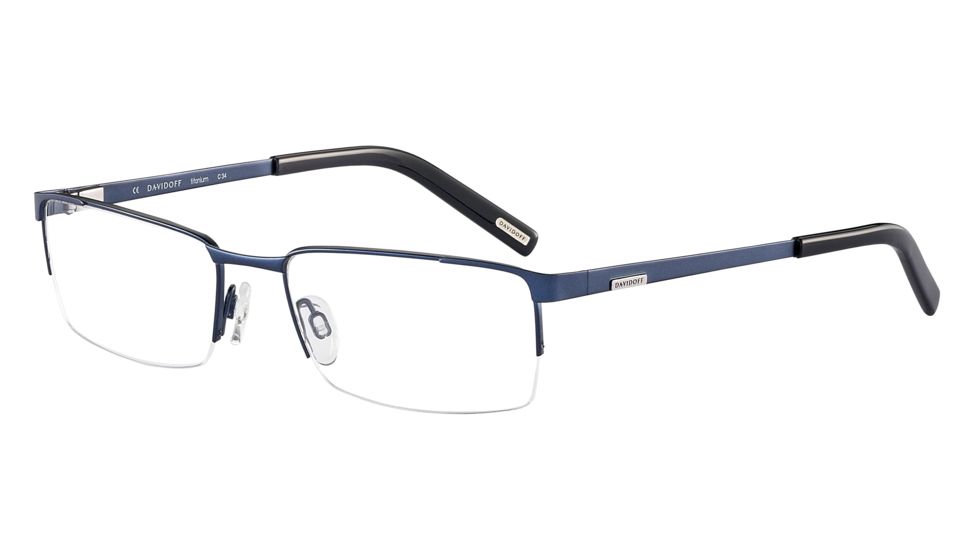 Davidoff No. 95105 Eyeglasses - Blue Frame and Clear Lens 95105-589