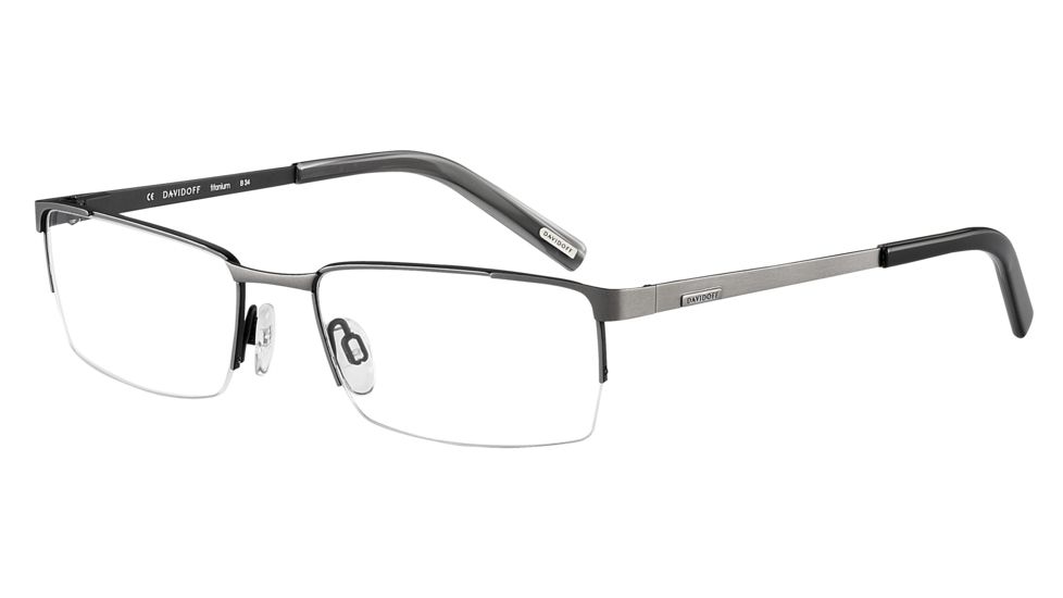 Davidoff No. 95105 Eyeglasses - Grey Frame and Clear Lens 95105-590