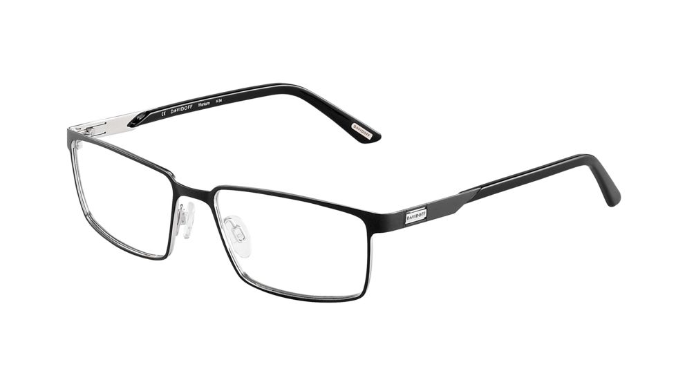 Davidoff No. 95107 Eyeglasses - Black Frame and Clear Lens 95107-610
