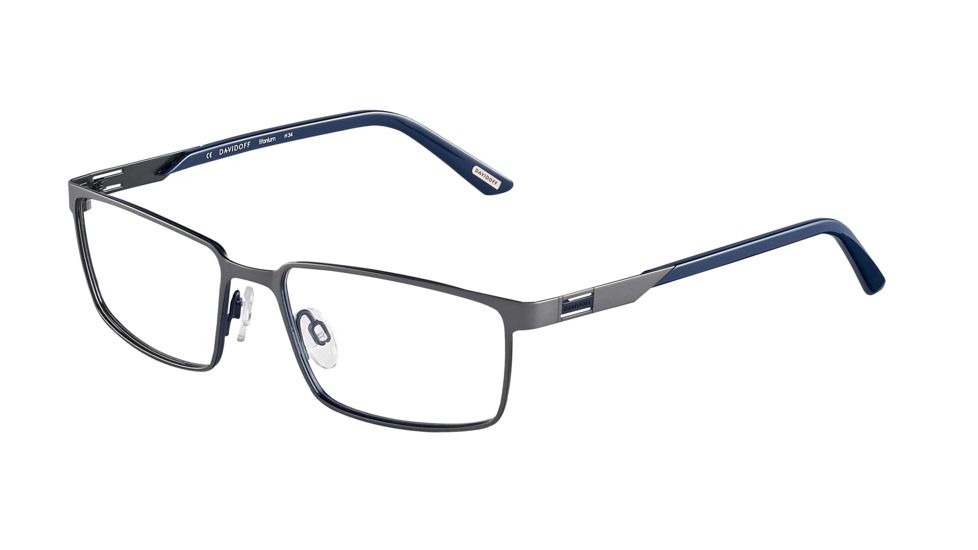 Davidoff No. 95107 Eyeglasses - Grey Frame and Clear Lens 95107-607