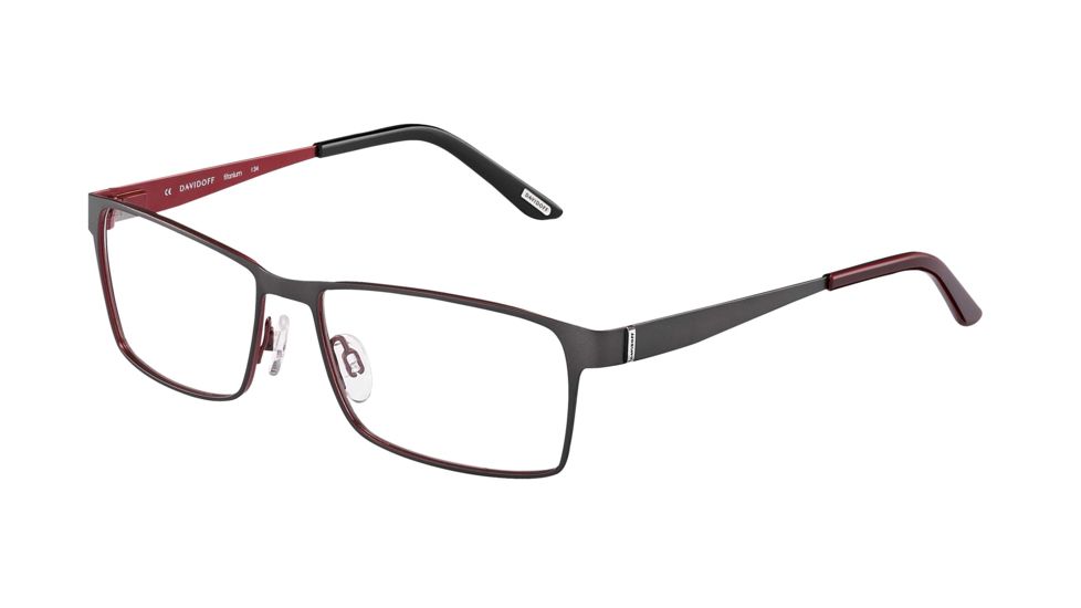 Davidoff No. 95110 Eyeglasses - Grey Frame and Clear Lens 95110-608