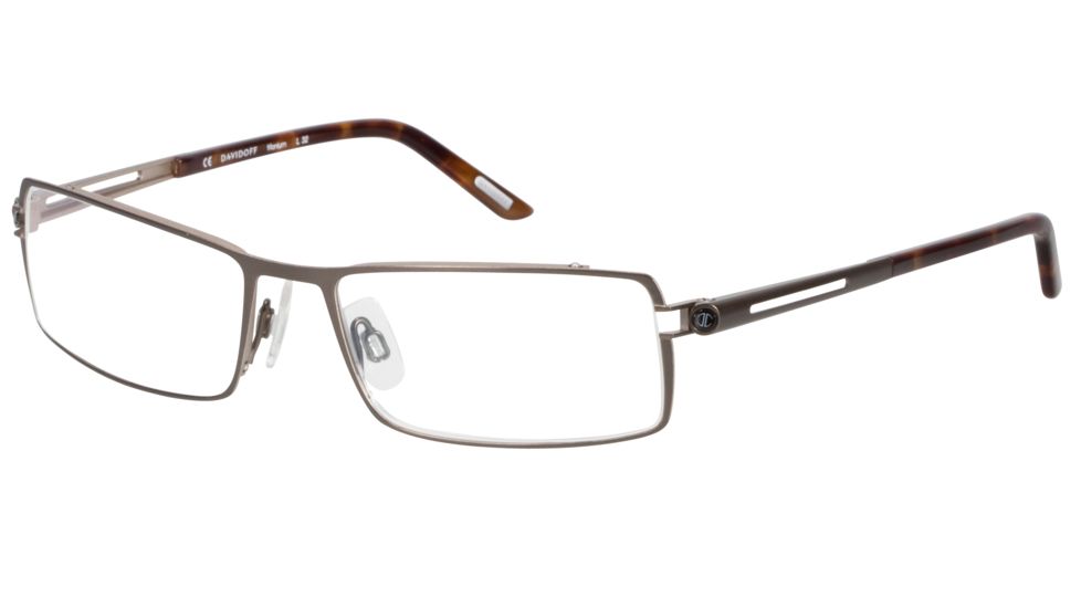 Davidoff 95501 Progressive Prescription Eyeglasses - Brown Frame and Clear Lens 95501-530PR