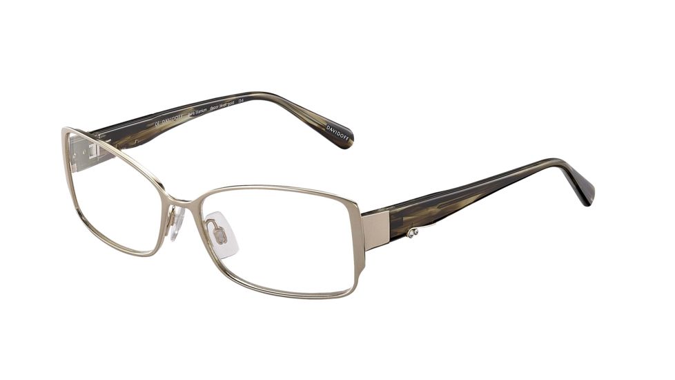 Davidoff No. 95503 Eyeglasses - Gold Frame and Clear Lens 95503-600