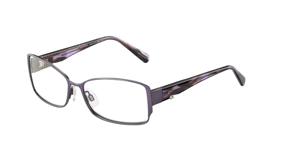 Davidoff No. 95503 Eyeglasses - Violet Frame and Clear Lens 95503-601