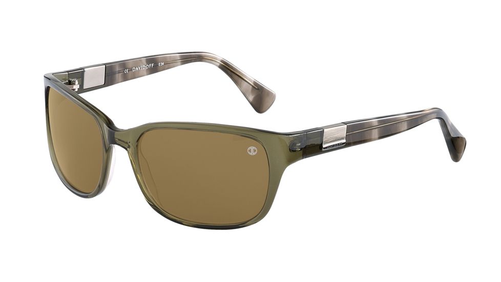 Davidoff 97118 Bifocal Prescription Sunglasses - Green Frame and Brown Lens 97118-6286BI