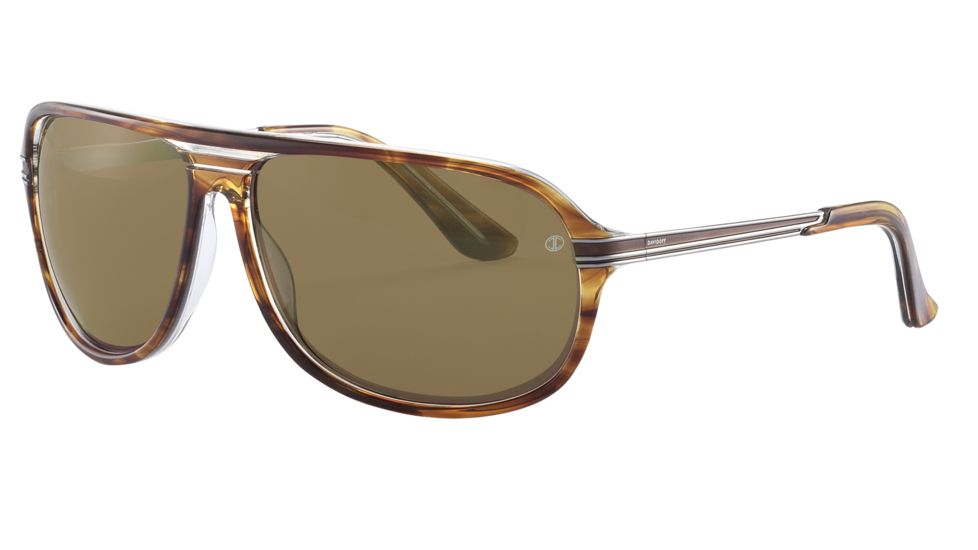 Davidoff 97200 Single Vision Prescription Sunglasses - Brown Frame and Brown Lens 97200-6338SV