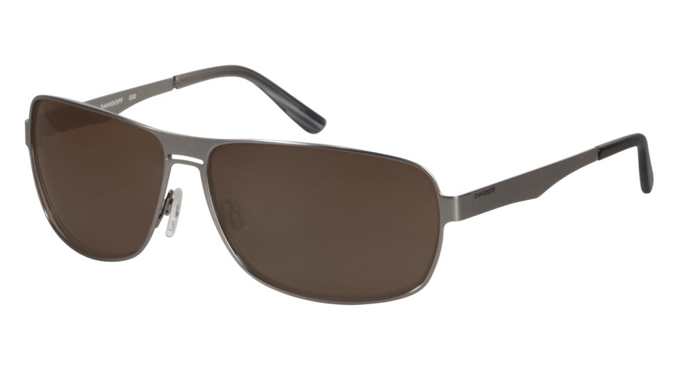 Davidoff 97320 Single Vision Prescription Sunglasses - Grey Frame and Brown Silver  Lens 97320-650SV