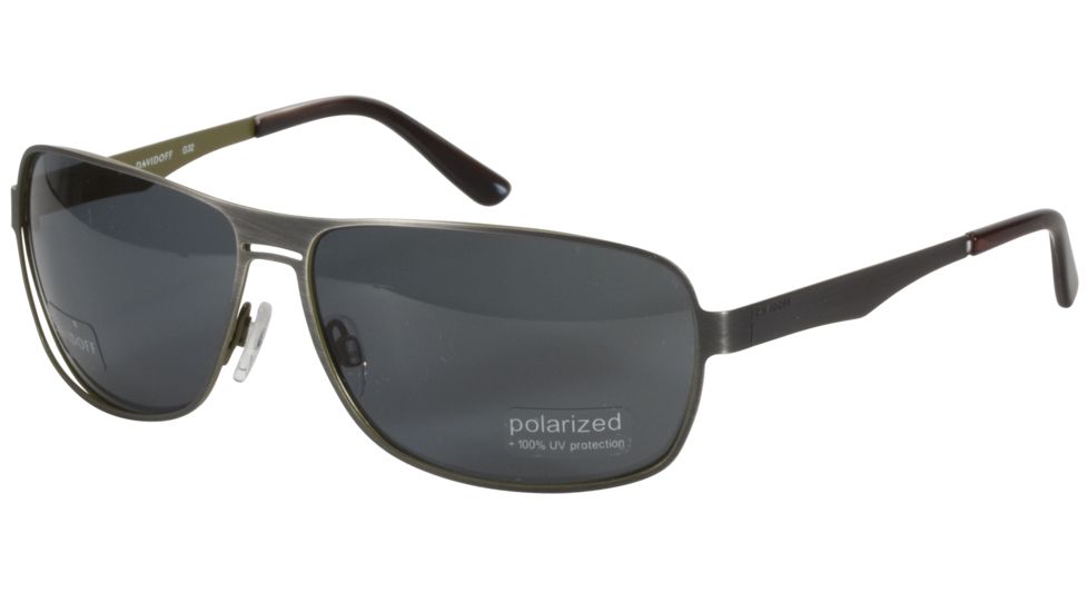 Davidoff 97320 Single Vision Prescription Sunglasses - Grey Frame and Grey Lens 97320-506SV