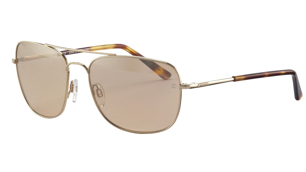 Davidoff No. 97322 Sunglasses - Gold Frame and Brown Silver  Lens 97322-600