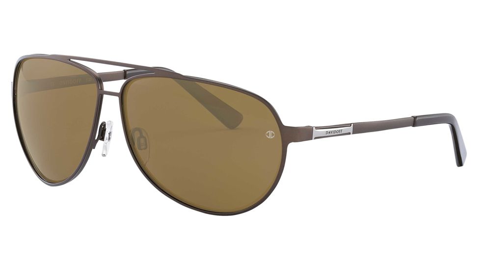 Davidoff 97323 Bifocal Prescription Sunglasses - Brown Frame and Zeiss Skypol Brown Lens 97323-558BI
