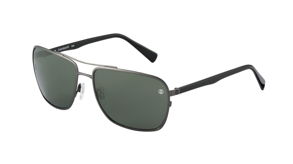 Davidoff No. 97329 Sunglasses - Grey Frame and Grey Green Lens 97329-420