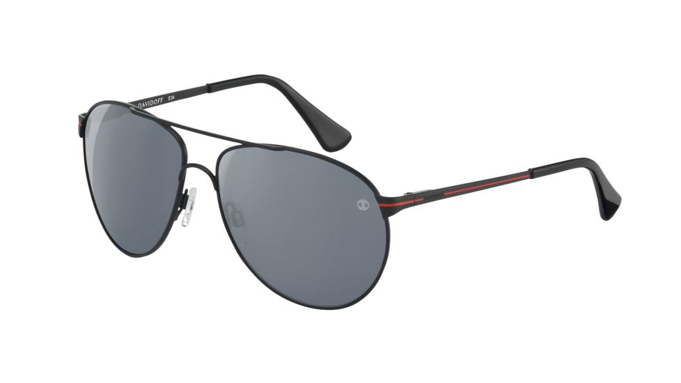 Davidoff 97330 Bifocal Prescription Sunglasses - Black Frame and Grey Silver Lens 97330-592BI
