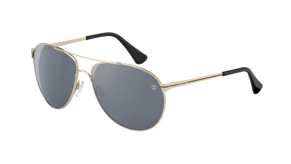 Davidoff 97330 Bifocal Prescription Sunglasses - Gold Frame and Grey Silver Lens 97330-600BI