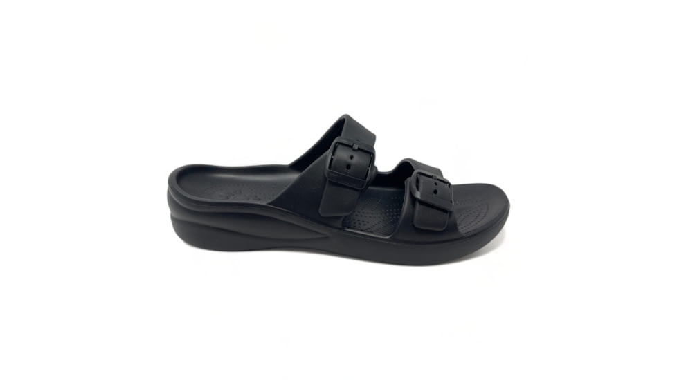 Dawgs Adjustable 2-Strap Sandals - Womens, Black, 9 US, ORZ2.W.A.Bk.0009
