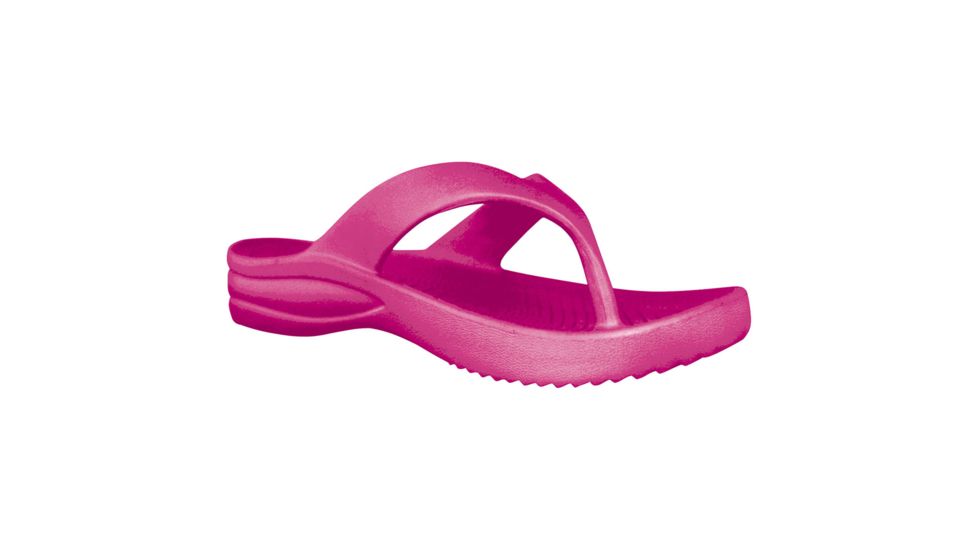 DAWGS Womens Flip Flops, Hot Pink, 10