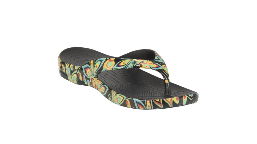 Loudmouth Mens Flip Flop, Shagadelic Black, 12