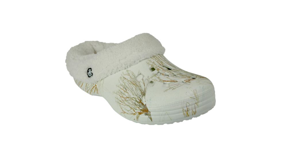 Mossy Oak Womens FleeceDawgs Clogs, Winter Brush, 5-6