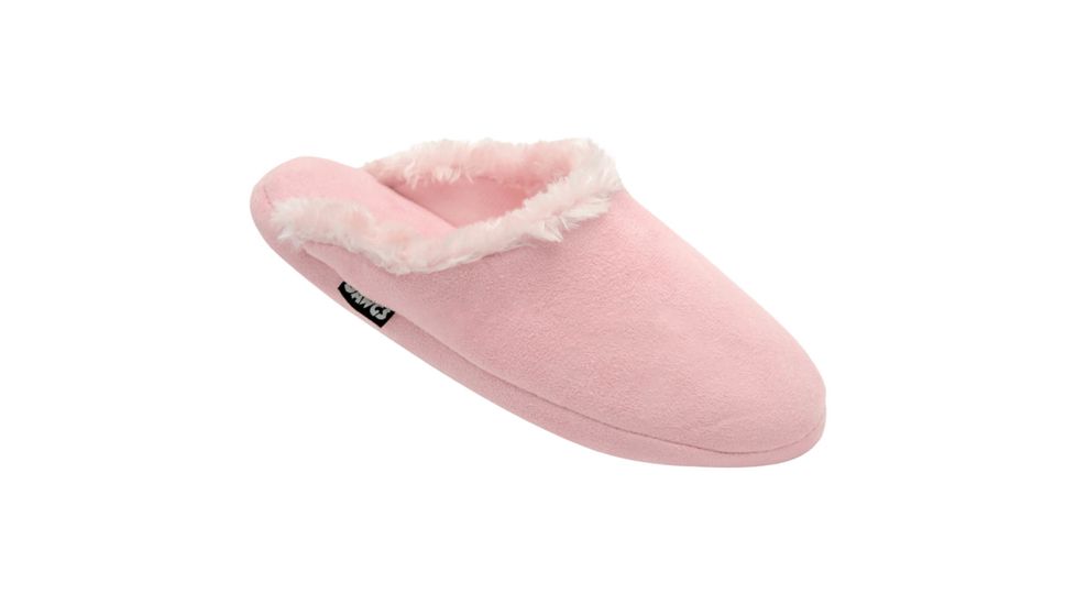 Womens Foam Slide Scuff Slippers, Soft Pink, 9-10
