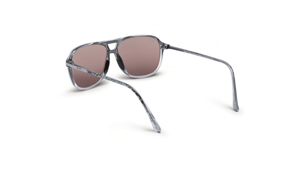 Maui Jim Dawn Patrol Sunglasses w/ Grey Fade Frame and Maui Rose Lenses - R223-11, Back View