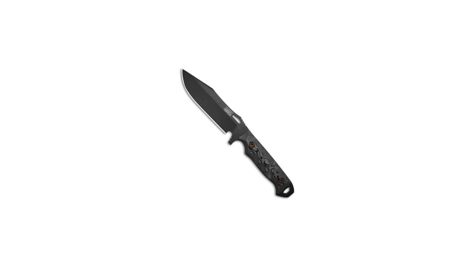 Dawson Knives Outcast Fixed Blade Knife, 4.125in, CPM MagnaCut, Drop Point Blade, G-10, White/Black Handle, White/Black/Black, 8.25 inch, BHQ-188619