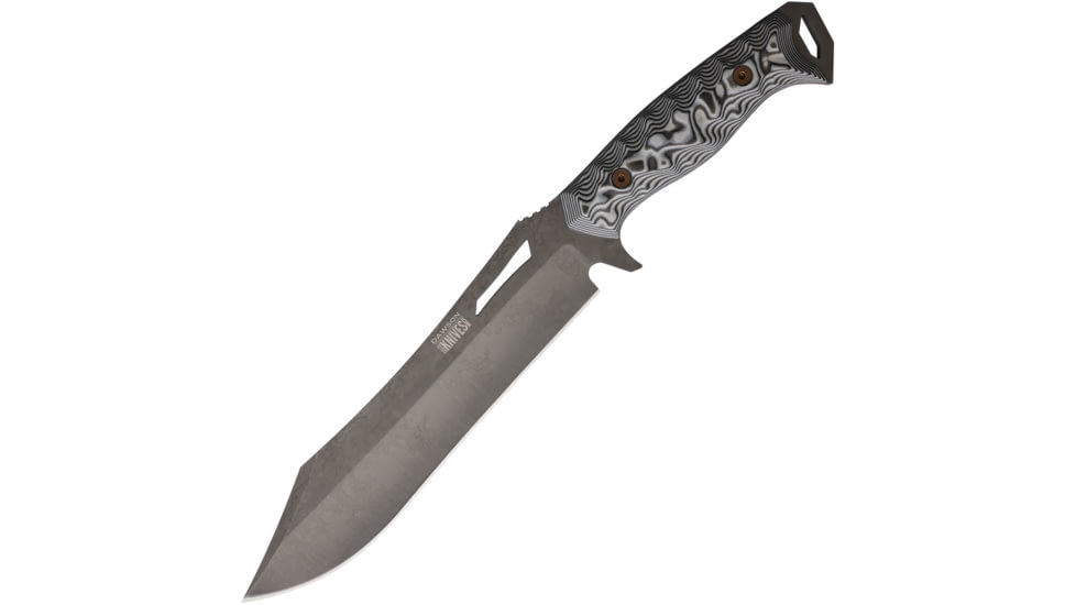 Dawson Knives Dominion Fixed Blade Blk/Wht, DW47612