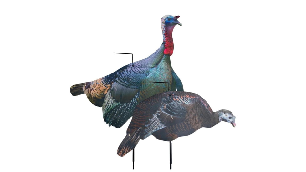 Higdon Outdoors Higdon Flex Turkey Decoy Combo Tom and Hen Silhouette D149BC7C, HG63029