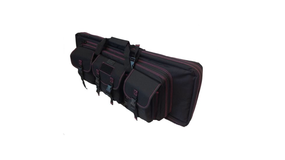 DDT 36in Double Rifle Soft Case, Diva Black/Pink DDT30716