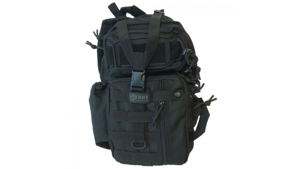 DDT Assasin Single Shoulder Sling Backpack, Black DDT10710