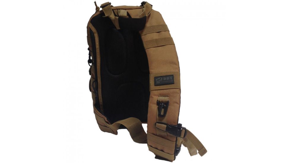 DDT Assasin Single Shoulder Sling Backpack, Tan DDT10711
