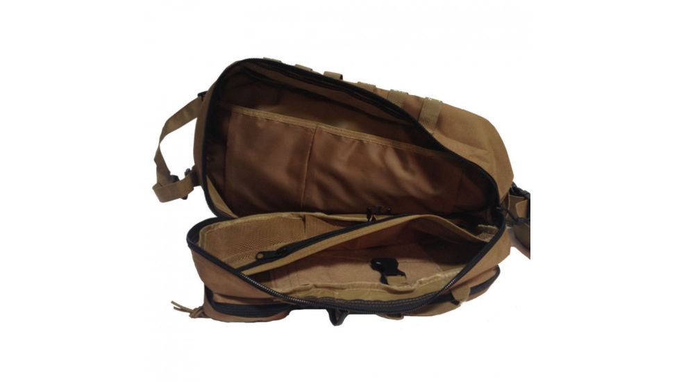 DDT Assasin Single Shoulder Sling Backpack, Tan DDT10711