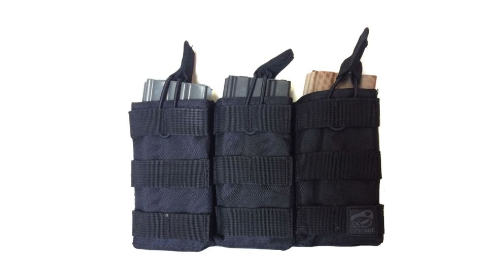 DDT M4 Triple Molle Pouch, Black DDT50410