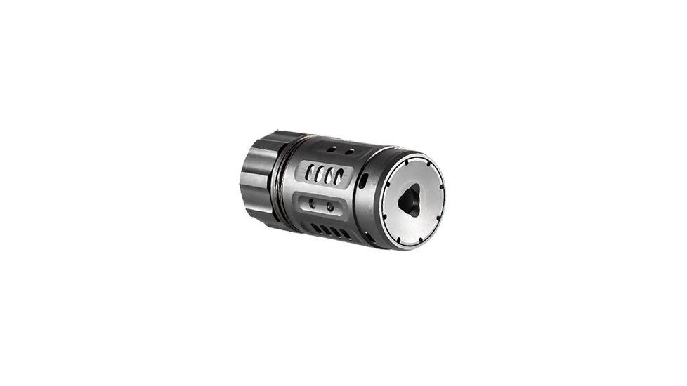 Dead Air Armament Dead Air Key Brake or Flash Hider Pyro Enhanced Muzzle Brake, Black, DAADA202