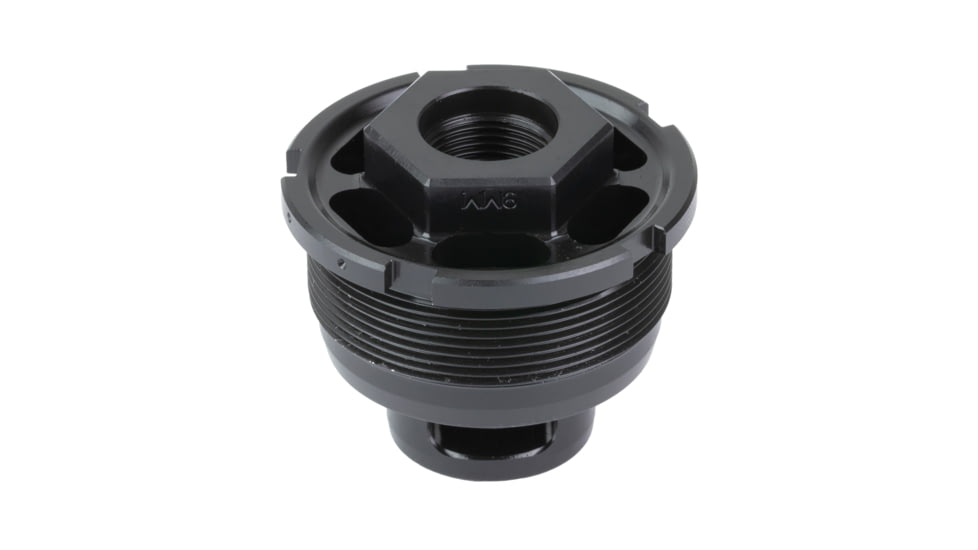 Dead Air Armament Direct Thread Brake Mount, HUB Compatible, .22 Cal, 1/2X28 Thread Pitch, Nitride Finish, Black, DTB323HT
