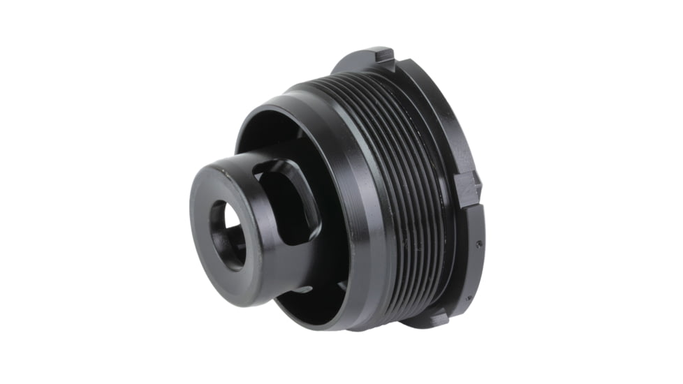 Dead Air Silencers Direct Thread Muzzle Brake Mount, .22 Cal, 1/2x28, Nitride, Black, DTB323HT