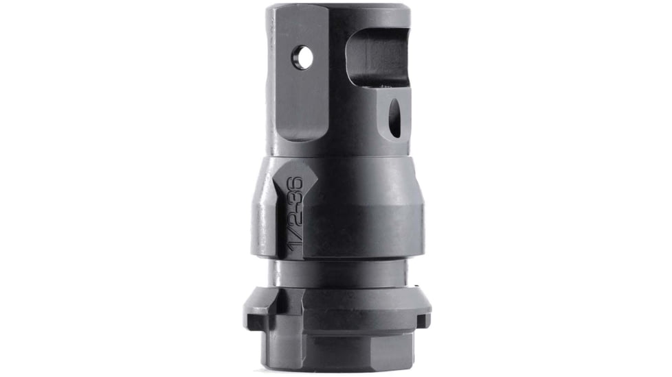 EDEMO Dead Air Armament Keymicro Muzzle Brake, 1/2-36 Thread, Black, DA110, EDEMO1