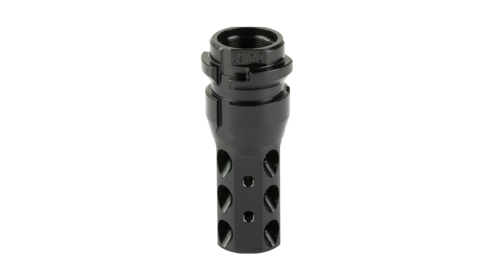 Dead Air Armament KeyMo Muzzle Brake,11/16x24 Threads, 45 Cal, Black, DA163
