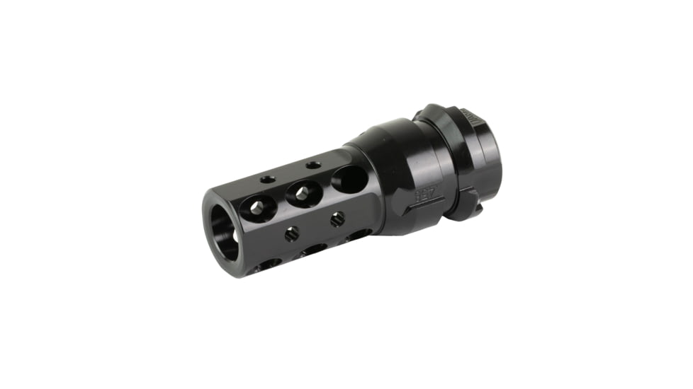 Dead Air Armament KeyMo Muzzle Brake,11/16x24 Threads, 45 Cal, Black, DA163
