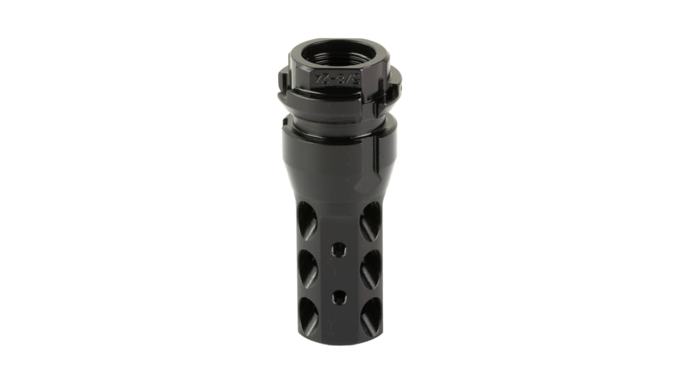 Dead Air Armament KeyMo Muzzle Brake, 5/8x24 Threads, 45 Cal, Black, DA161