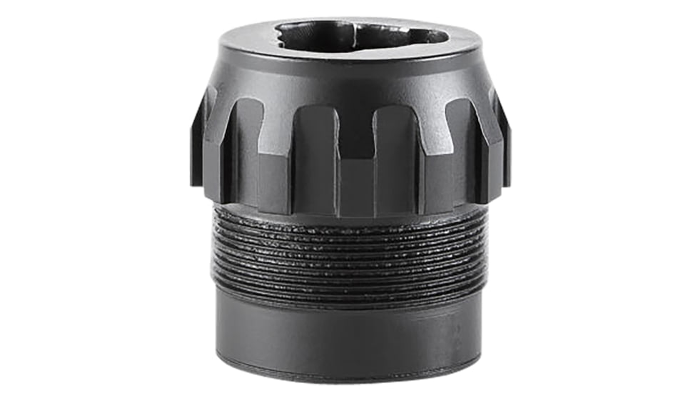 Dead Air P-Series 3-Lug Adapter, Stainless Steel, Fits Primal/Wolfman, Black, DA444