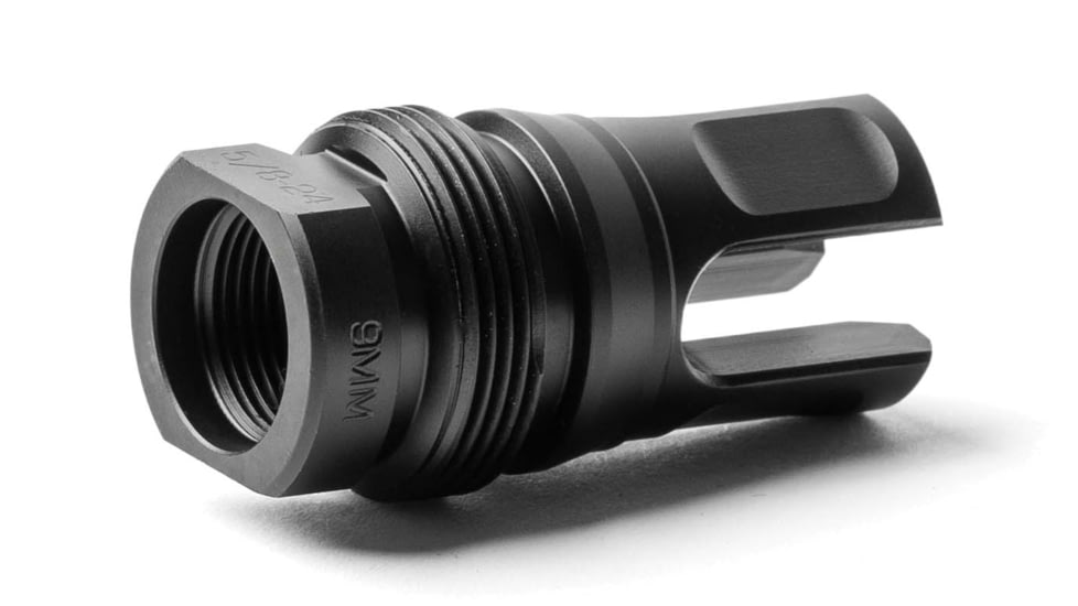 Dead Air Silencers Xeno 3-Prong Flash Hider 9mm 5/8x24, 1212179