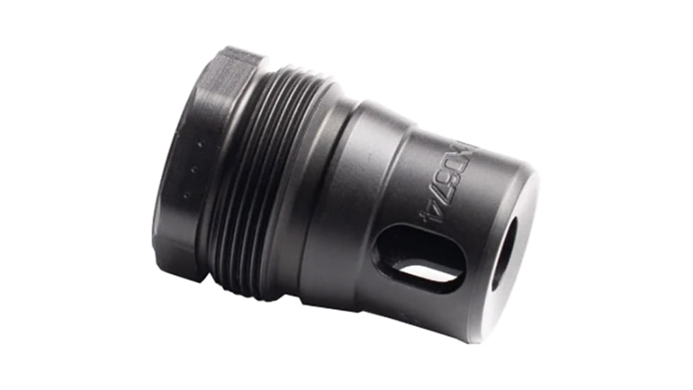 Dead Air Silencers XRF Xeno Rimfire Muzzle Brake, 1/2x28, Nitrided, Black, RXD674