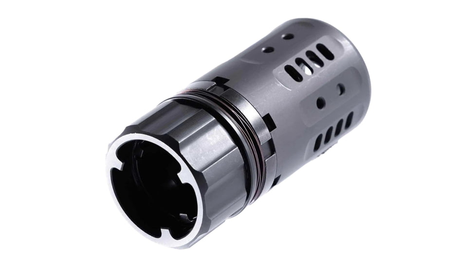 Dead Air Silencers Pyro 2.0 Muzzle Brake Kit, .45 Caliber w/ DA457 Xeno ADPT &amp; .45 Caliber Front Cap, 1212256