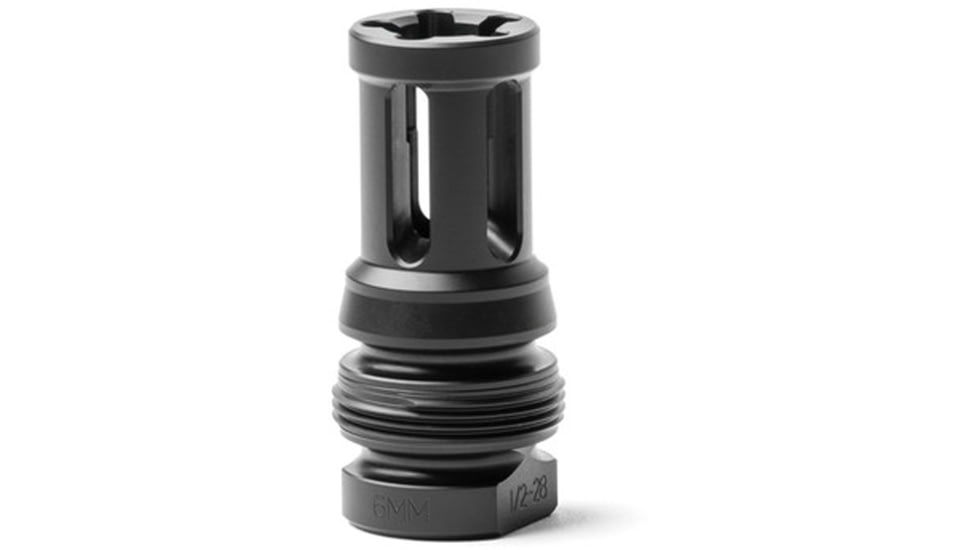Dead Air Silencers RXD Xeno BirdCage Flash Hider, 6mm Creedmoor, 1/2x28, Nitride, Black, RXD684