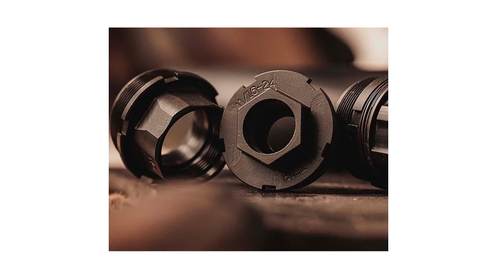 Dead Air Suppressor Direct Thread Adapter DT Mount w/HUB Compatible Products 11/16-24, 1212143