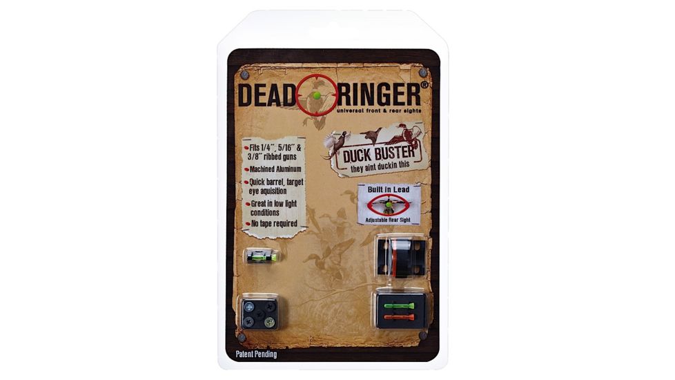 Dead Ringer DR4317 Duck Buster Shotgun Lexan Orange/Grn Alum Black